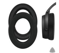 Geekria Elite Sheepskin Replacement Ear Pads for Sennheiser HD490Pro, HD490ProPlus Headphones, Ear Cushions (Black)