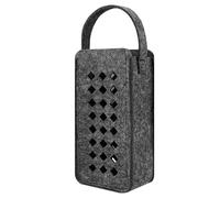 Geekria Felt Speaker Pouch Compatible with Anker Soundcore 2, Bose SoundLink Flex, Protective Soft Skin, Replacement Portable Speakers Travel Carrying Sleeve (Black)