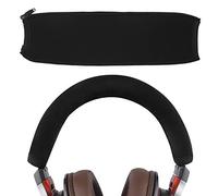 Geekria Flex Fabric Headband Cover Compatible with ATH-MSR7, ATH-MSR7NC, ATH-MSR7BK, ATH-MSR7GM Headphones, Replacement Repair Part, Easy DIY Installation (Black)