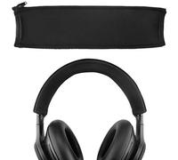 Geekria Flex Fabric Headband Cover Compatible with Plantronics BackBeat PRO, PRO+, PRO2 Wireless Noise Canceling Headphones, Sweat Cover, Easy DIY Installation (Black)