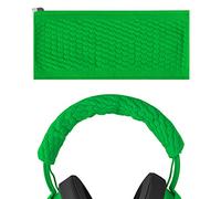 Geekria Flex Fabric Headband Cover Compatible with Razer Kraken ProV2, 7.1 V2, Ultimate Headphones, Replacement Repair Part, Easy DIY Installation (Green)