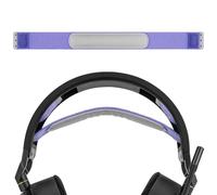 Geekria Flex Fabric Headband Pad Compatible with Corsair HS80 RGB, HS80 MAX Headphones Replacement Band, Repair Part (Purple)