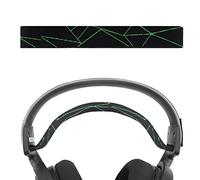 Geekria Flex Fabric Headband Pad Compatible with SteelSeries Arctis 7/Arctis 9X/Arctis PRO Headphones, Replacement Band Repair Part (Black Green)