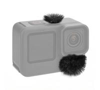 Geekria for Creators Camera Mic Wind Muff Compatible with GoPro Hero 13, 12, 11, 10, 9, 8 Action Camera, Dead Cat Windscreen Microphone Cover for Hero Series (Black)