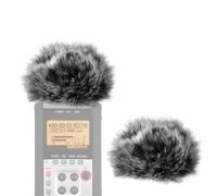 Geekria for Creators Furry Windscreen Compatible with ZOOM H2n, H4n, H4n Pro Handy Recorder, Mic DeadCat Wind Cover Muff, Fluff Cover Windshield, Portable Digital Recorder (Grey / 2 Pack)