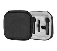 GEEKRIA for Creators Hard Shell Wireless Mic Case, Wireless Lavalier Microphones Case Compatible with PQRQP, BOYA, MAYBESTA, Mini Mic Pro, Leettus, JUDKIOM, Bulatry, Caiord (Grey)