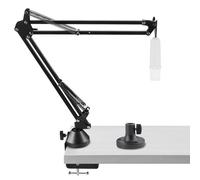 Geekria for Creators Microphone Arm Compatible with Rode NT-USB, NT1-A, NT1, Mic Boom Arm Mount with Table Flange Adapter, Suspension Stand, Mic Scissor Arm, Desk Mount Holder