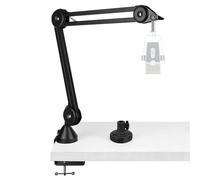 GEEKRIA for Creators Microphone Boom Arm Stand, Adjustable Desk Clamp Mount for Podcast Streaming Recording, Heavy Duty Mic Stand Compatible with AKG Lyra Ultra-HD, P120, P220, C214