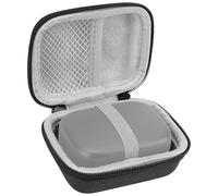 Geekria for Creators Microphone Carrying Case Compatible with Hollyland Lark A1, M1, C1, Rode Wireless Micro, Boya mini, Maono Wave T1 Mini Charging Case, Hard Shell Travel Bag (Dark Grey)