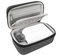 Geekria for Creators Microphone Carrying Case Compatible with Hollyland Lark M2S, Lark MAX 2 Charging Case, Mic Hard Shell Travel Bag, Portable Travel Bag with Cable Storage (Grey)