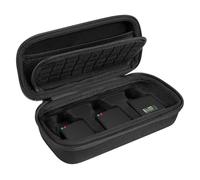 Geekria for Creators Microphone Case Compatible with Rode Wireless GO Gen 3 III, GO 2, GO, PRO, ME, Hard Shell Mic Carrying Case, Mic Compact Carry Case, with Cable Storage (Black Lining)