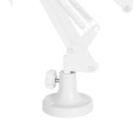 Geekria for Creators Microphone Table Flange Mount Adapter, Metal Table Mount Clamp with Adjustable Interface Aperture Compatible with TONOR T20, Aokeo AK-35, InnoGear Microphone Arm (White)