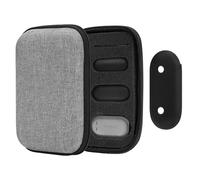 Geekria Hard Carrying Travel Case Compatible with Plaud NotePin & NotePin S Digital Recorder, Includes Silicone Protective Case and Travel Storage Box with Cable Storage (Grey)