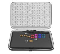 Geekria Hard Shell Travel Case Compatible with Corsair NOVABLADE PRO, Arcade Controller Carrying Bag (Dark Grey)