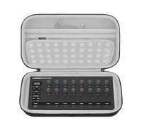 GEEKRIA Hard Shell Travel Case Compatible with Novation Launch Control 3, Audio Mixer Carrying Bag (Dark Gray)