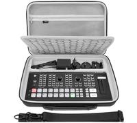GEEKRIA Hard Shell Travel Case, Compatible with Osee GoStream Duet 8 ISO, Audio Video Switcher Carrying Bag (Dark Gray)