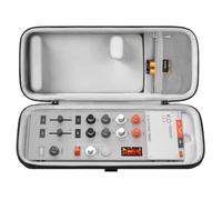 GEEKRIA Hard Shell Travel Case Compatible with Teenage Engineering EP-136, Audio Mixer Carrying Bag (Dark Gray)