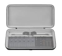 GEEKRIA Hard Shell Travel Case Compatible with Yamaha SEQTRAK Mobile Music Ideastation, Audio Sampler Carrying Bag (Dark Gray)