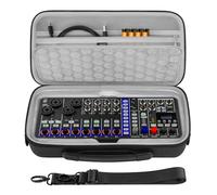 GEEKRIA Hard Shell Travel Case Compatible with Zoom LiveTrak L6max / L6max Digital Mixer, Audio Mixer Carrying Bag (Dark Gray)