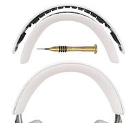 Geekria Headband Pad Compatible with Bowers & Wilkins Px8/ Px7S2/ Px7 S2e (Not Compatible with Px7/ Px7S3) Headphones, Replacement Band Repair Part (White)
