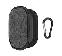 Geekria Headphones Carrying Case Compatible with Panasonic Technics EAH-AZ70W, Philips Fidelio T1 Earbuds Case, Replacement Protective Travel Pouch Bag with Cable Storage (Dark Grey)