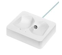 Geekria Headphones Charging Stand, Compatible with Sony WH-1000XM6 / 1000XM5, 3D Printed Resin Magnetic Dock, Gaming Headset Base (White)