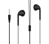 GEEKRIA Headphones for Roku Remote, 3.5mm Wired In Ear Headphone Compatible with Roku Voice Remote Pro, Ultra Remote, Hear Your Favorite Movies and TV Shows (Black / 6.6 FT)