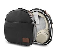 Geekria Headphones Pouch Compatible with JBL Live 650 BTNC, B&O PLAY H9i, Bose QuietComfort 35, Sony WH-1000XM6 Case, Replacement Protective Travel Carrying Bag with Cable Storage (Black)