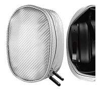 Geekria Headphones Pouch Compatible with JBL Tune 510BT, Skullcandy Crusher ANC 2, Sennheiser PXC 550-II Case, Replacement Protective Travel Carrying Bag with Cable Storage (Silver)