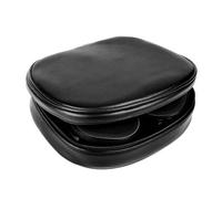 Geekria Headphones Pouch Compatible with Turtle Beach Stealth 600, Corsair HS80 RGB, Logitech G930 and More, Replacement Protective Travel Carrying Bag with Cable Storage (Black PU)