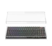 Geekria Keyboard Dust Cover, Clear Acrylic Keypads Cover for 100 Keys Computer Mechanical Keyboard, Compatible with ASUS ROG Strix Scope II 96, Glorious GMMK 2 96, Aula F99