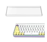 Geekria Keyboard Dust Cover, Compatible with Logitech MX Mechanical Mini/POP Keys, Keychron K2 HE / K2 75%, LOFREE Flow84, Keypads Cover for 75% Compact 84 Key Keyboard (Clear Acrylic)