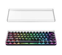 GEEKRIA Keyboard Dust Cover Compatible with Razer Huntsman Mini 60%/V3 Pro Mini 60%, Aula WIN60 HE, Redragon K617, GravaStar Mercury V60 HE/Mercury V60 Pro, Clear Acrylic Keyboard Cover