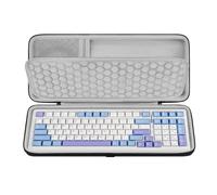 GEEKRIA Keyboard Hard Shell Case, Compatible with Aula F99, Logitech G316 X 98, RedThunder K95, Redragon K686 PRO / K719, Keychron K4 Pro / V5 Max, Protective Carrying Bag (Dark Grey)