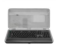 Geekria Keyboard Hard Shell Travel Carrying Case, Compatible with Logitech G613 Keyboard and G305 Gaming Mouse Case Combo (Dark Grey)
