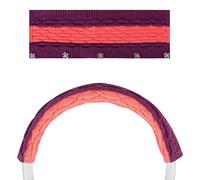 Geekria Knit Fabric Headband Cover Compatible with Audio-Technica, Beats, Bose, AKG, Sennheiser, Skullcandy, Sony, Headphones, Replacement Repair Part (Pop Magenta)