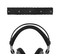Geekria Knit Fabric Headband Cover Compatible with Logitech, Turtle Beach, Panasonic, AKG, Sennheiser, Sony Headphones, Replacement Repair Part, Easy DIY Installation (Black)