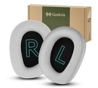 Geekria Mesh Fabric Ear Pads Compatible with Logitech G522 Lightspeed Wireless, Astro A20X Gaming Headset Replacement Ear Cushions, Repair Parts (Gray)