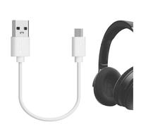 GEEKRIA Micro-USB Headphones Short Charger Cable Compatible with Headphones, Android Phones, Tablets, USB to Micro-USB Replacement Power Charging Cord (1ft / 30cm)