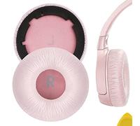 Geekria NOVA Leatherette Replacement Ear Pads Compatible with JBL Tune 600 (T600BTNC, 600BTNC)/ 660 (T660NC, 660NC)/ 670 (T670NC, 670NC) Headphones Ear Cushions, Repair Parts (Pink)
