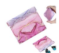 Geekria NOVA Pocket Earphone Case for Earbuds, Coins/In-Ear Headphone Organizer Pouch Bag/Universal Earphones Protective Pouch/Snap Pouch Storage/Purse Change Holder (Pink)