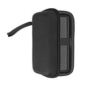 Geekria Nylon Speaker Case Cover, Compatible with Marshall Emberton II, Replacement Hard Shell Portable Speaker Protective Carrying Bag with Cable Storage (Black)
