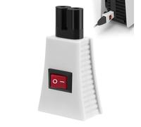 GEEKRIA ON-Off Button Adapter Compatible with PS5, PS5 Pro, PS4, PS4 Slim, PS3, Xbox Series X Console, PS5 Console Portable Power Protection Switch, Protect Host Power Consumption (White)