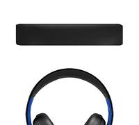 Geekria Protein Leather Headband Pad Compatible with Sony PlayStation Gold Wireless Stereo Headset Playstation 4, PS3 (CECHYA-0083) Headphones, Replacement Band Repair Part (Black)