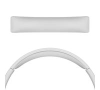 Geekria Protein Leather Headband Pad Compatible with Sony WH-CH520/ CH510/ CH500 Headphones, Replacement Band Repair Part (White)