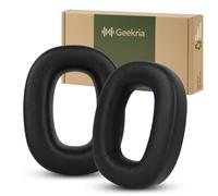 Geekria QuickFit Ear Pads for B&W Px8/Px7 S2, Protein Leather, Black | Tool-Free Clip-In Fit, High-Density Memory Foam, Passive Noise Isolation, Pair Included, Not Compatible With Px7 Or Px7 S2e