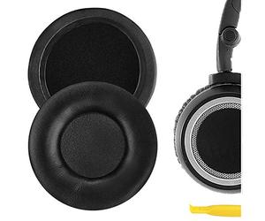 Geekria QuickFit Extra Thick Replacement EarPads for AKG K402/ K403/ K420/ K430/ K450/ K451/ K452/ K480/ K24P/ K26P/ K412P/ K414P/ K416P/ Q460 Headphones (Black)