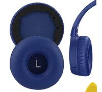 Geekria QuickFit Leatherette Replacement Ear Pads for JBL Tune 600 (T600BTNC, 600BTNC)/ 660 (T660NC, 660NC)/ 670 (T670NC, 670NC) Headphones Ear Cushions, Repair Parts (Blue)