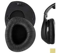 Geekria QuickFit Leatherette Replacement Ear Pads for Sennheiser RS160/ 170/180, HDR160/ 170/180 Headphones Ear Cushions, Repair Parts with Video Guide (Black)