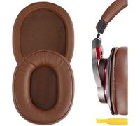 Geekria QuickFit Protein Leather Replacement Ear Pads for ATH M50X, M50xBT2, M50XBT, M50, M40X, M30, M20, M10, ATH-MSR7...